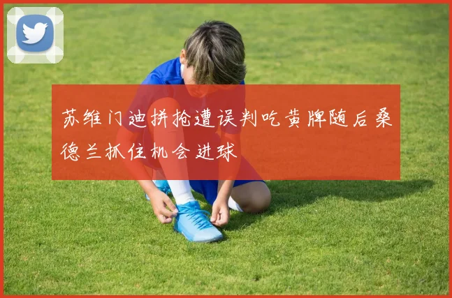 苏维门迪拼抢遭误判吃黄牌随后桑德兰抓住机会进球